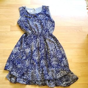 Women Blue Floral 👗 dress Size S